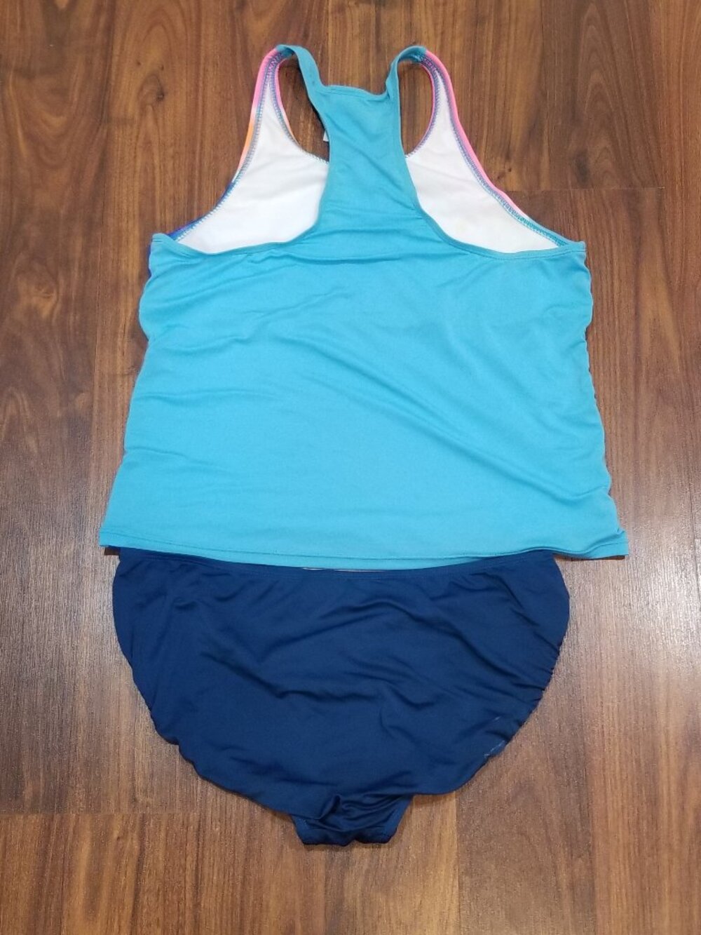 Girls' Lands' End Two-Piece Tankini Set, Size 16, VGUC-EUC - Picture 2 of 14